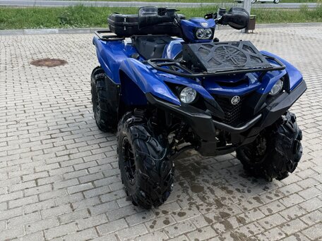 2021 Yamaha Grizzly 700, синий, 1220000 рублей, вид 4