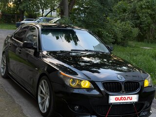 2008 BMW 5 серии 520d V (E60/E61) Рестайлинг, чёрный, 1050000 рублей, вид 1