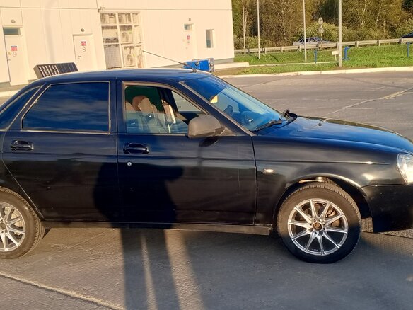 2012 Lada (ВАЗ) Priora I, чёрный, 200000 рублей - вид 2
