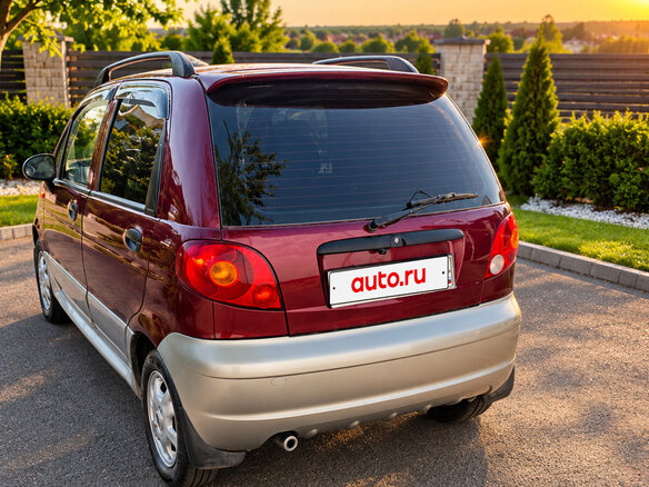 2008 Daewoo Matiz Best I Рестайлинг, пурпурный, 300000 рублей - вид 3