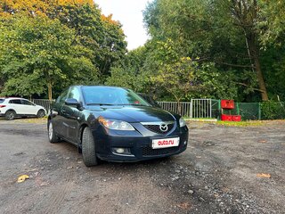 2007 Mazda 3 I (BK) Рестайлинг, чёрный, 600000 рублей, вид 2