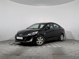 2013 Hyundai Solaris I, чёрный, 675000 рублей, вид 1