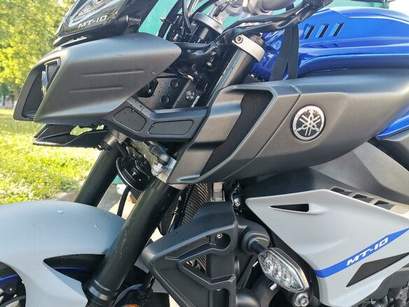 2020 Yamaha MT-10, синий, 1100000 рублей - вид 13