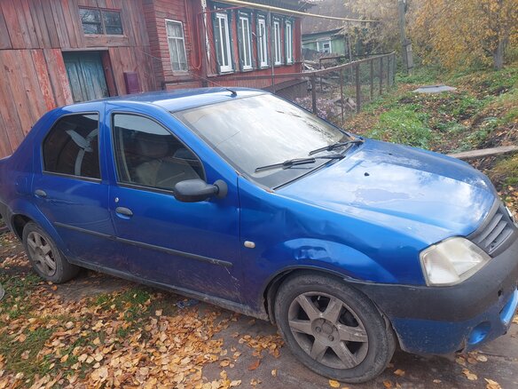 2006 Renault Logan I, синий, 130000 рублей - вид 3