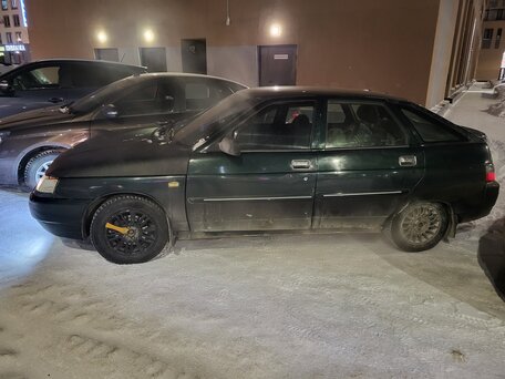 2002 Lada (ВАЗ) 2112, зелёный, вид 3