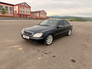2002 Mercedes-Benz S-Класс 320 IV (W220), чёрный, 720000 рублей, вид 2