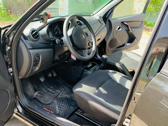 2022 Lada (ВАЗ) Granta I Рестайлинг, чёрный, 827000 рублей - вид 7