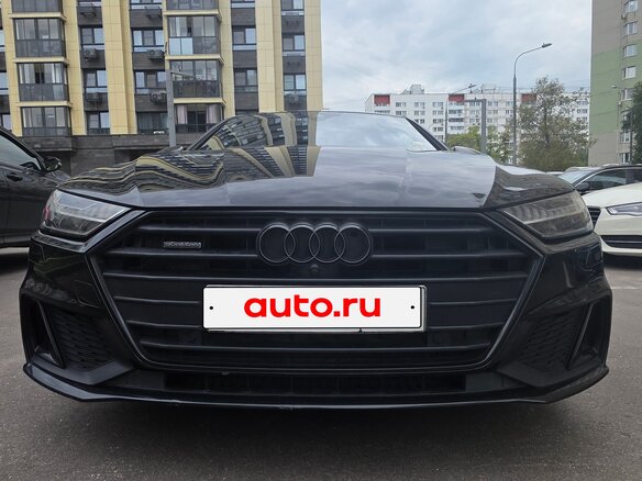 2021 Audi A7 45 TFSI II (4K), чёрный