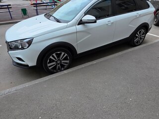 2020 Lada (ВАЗ) Vesta SW Cross I, белый, 1300000 рублей, вид 2