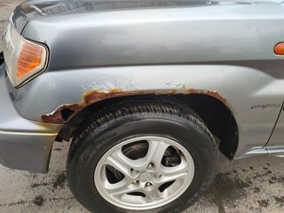 2004 Mitsubishi Pajero Pinin, серый, 420000 рублей, вид 4