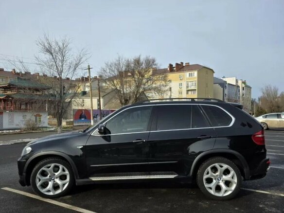 2007 BMW X5 3.0d II (E70), чёрный, 1650000 рублей - вид 6