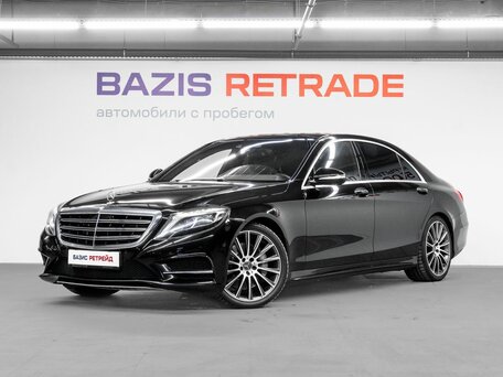 2014 Mercedes-Benz S-Класс 500 Long VI (W222, C217), чёрный, 2799000 рублей, вид 1