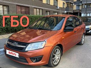 2014 Lada (ВАЗ) Granta I, оранжевый, 480000 рублей, вид 1