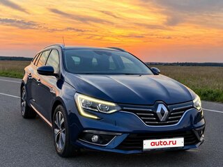 2017 Renault Megane IV, синий, 1295000 рублей, вид 4