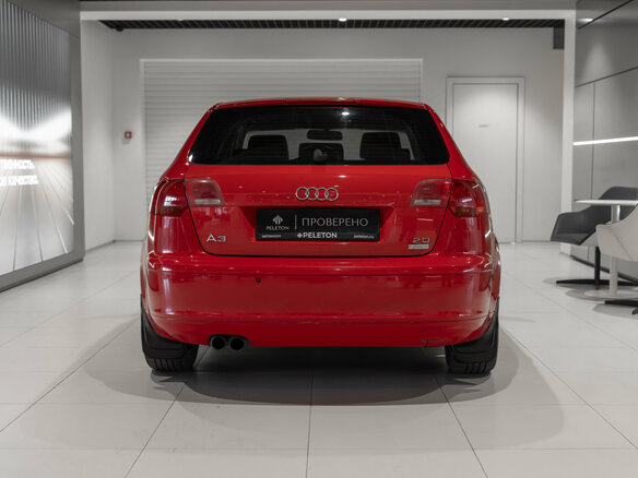 2007 Audi A3 II (8P) Рестайлинг 1, красный, 645000 рублей - вид 5