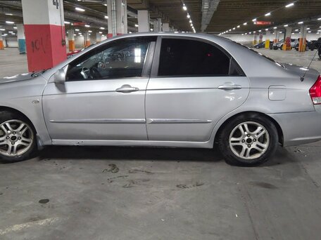 2006 Kia Cerato I Рестайлинг, серебристый, вид 4
