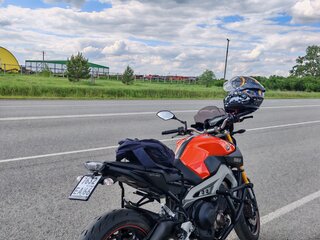 2014 Yamaha MT-09 (FZ-09), оранжевый, 760000 рублей, вид 3