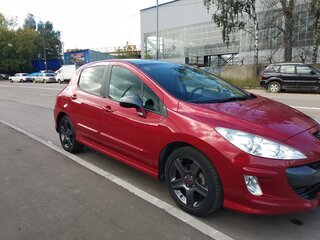 2009 Peugeot 308 I, красный, 410000 рублей, вид 2