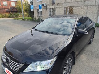 2012 Toyota Camry VII (XV50), чёрный, 1890000 рублей, вид 2