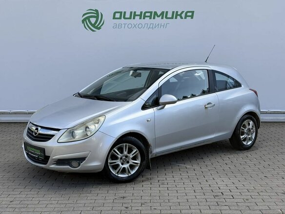 2008 Opel Corsa D, серебристый, 265000 рублей