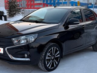 2021 Lada (ВАЗ) Vesta I, чёрный, 1080000 рублей, вид 3