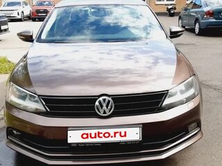 2015 Volkswagen Jetta VI Рестайлинг, коричневый, 1260000 рублей, вид 4