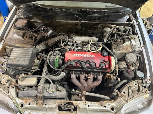 1993 Honda Civic V, серебристый, 35000 рублей - вид 14