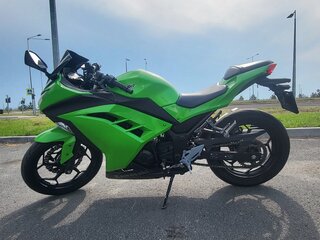 2014 Kawasaki Ninja 300, зелёный, 420000 рублей, вид 5