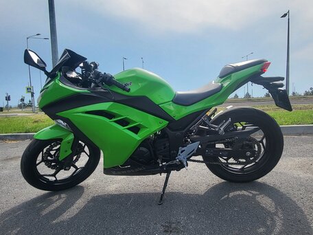 2014 Kawasaki Ninja 300, зелёный, 420000 рублей, вид 5
