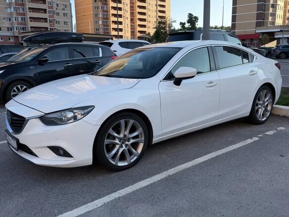 2013 Mazda 6 III (GJ), белый, 1300000 рублей - вид 3