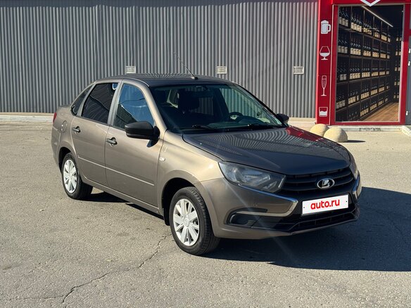2019 Lada (ВАЗ) Granta I Рестайлинг, коричневый - вид 2