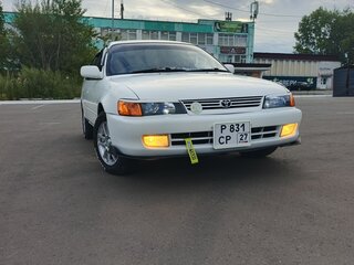 1997 Toyota Corolla VII (E100), белый, 420000 рублей, вид 2