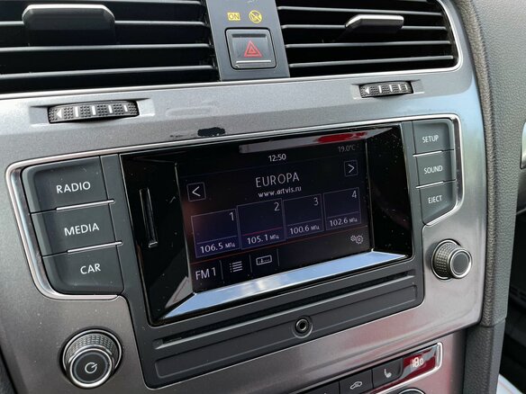 2014 Volkswagen Golf VII, белый - вид 16