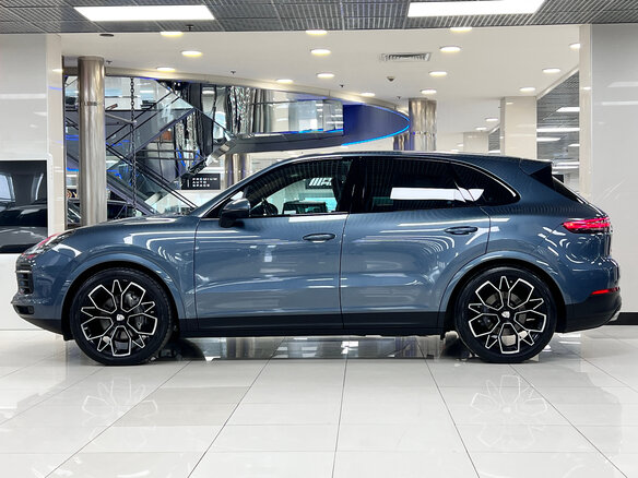 2018 Porsche Cayenne III, голубой - вид 3