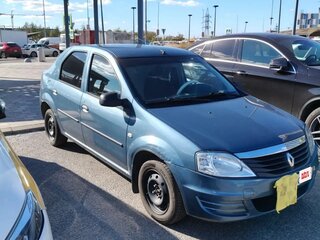 2010 Renault Logan I Рестайлинг, синий, 510000 рублей, вид 3