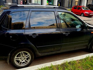 2014 Lada (ВАЗ) Kalina II, чёрный, 370000 рублей, вид 2