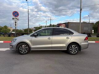 2018 Volkswagen Polo V Рестайлинг, серебристый, 1130000 рублей, вид 5