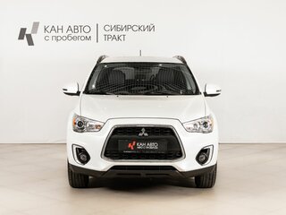 2014 Mitsubishi ASX I Рестайлинг, белый, 1344000 рублей, вид 2