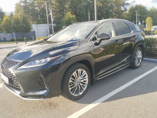 2021 Lexus RX 350 IV Рестайлинг, чёрный, 4900000 рублей, вид 4