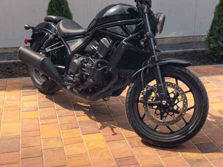 2022 Honda CMX 1100 Rebel, чёрный, 999999 рублей, вид 2