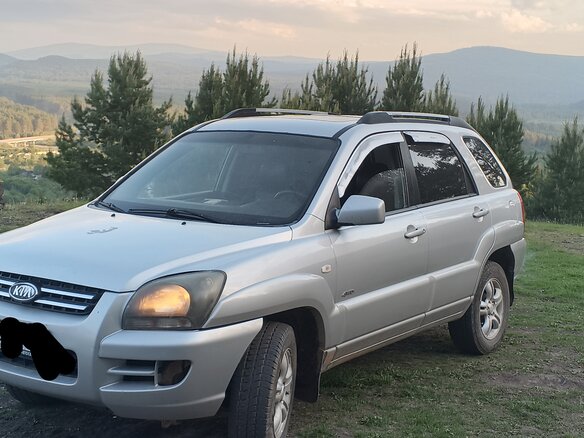 2006 Kia Sportage II, серебристый, 550000 рублей