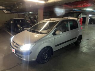 2008 Hyundai Getz I Рестайлинг, серебристый, 600000 рублей, вид 2