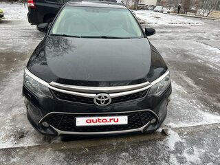 2018 Toyota Camry VII (XV50) Рестайлинг 2, чёрный, 1420000 рублей, вид 1