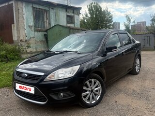 2008 Ford Focus II Рестайлинг, чёрный, 430000 рублей, вид 1