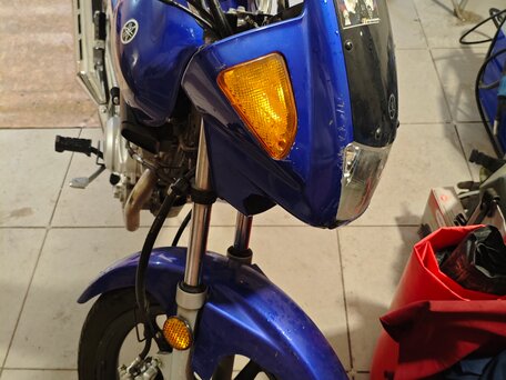 2012 Yamaha YBR125, синий, 195000 рублей, вид 1
