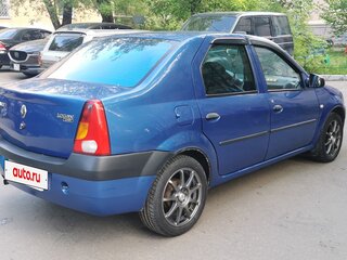 2008 Renault Logan I, синий, 350000 рублей, вид 4