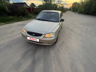 2004 Hyundai Accent ТагАЗ II, серебристый, 255500 рублей, вид 4