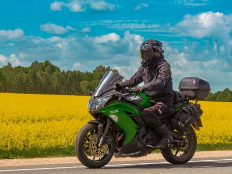 2013 Kawasaki ER-6F (Ninja 650R), зелёный, 350000 рублей, вид 1