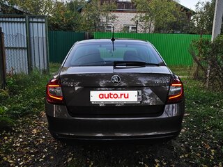 2017 Skoda Rapid I Рестайлинг, коричневый, 1350000 рублей, вид 2