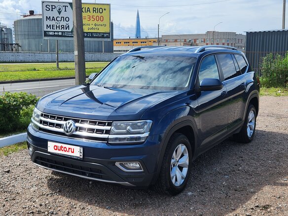 2019 Volkswagen Teramont I, синий - вид 1
